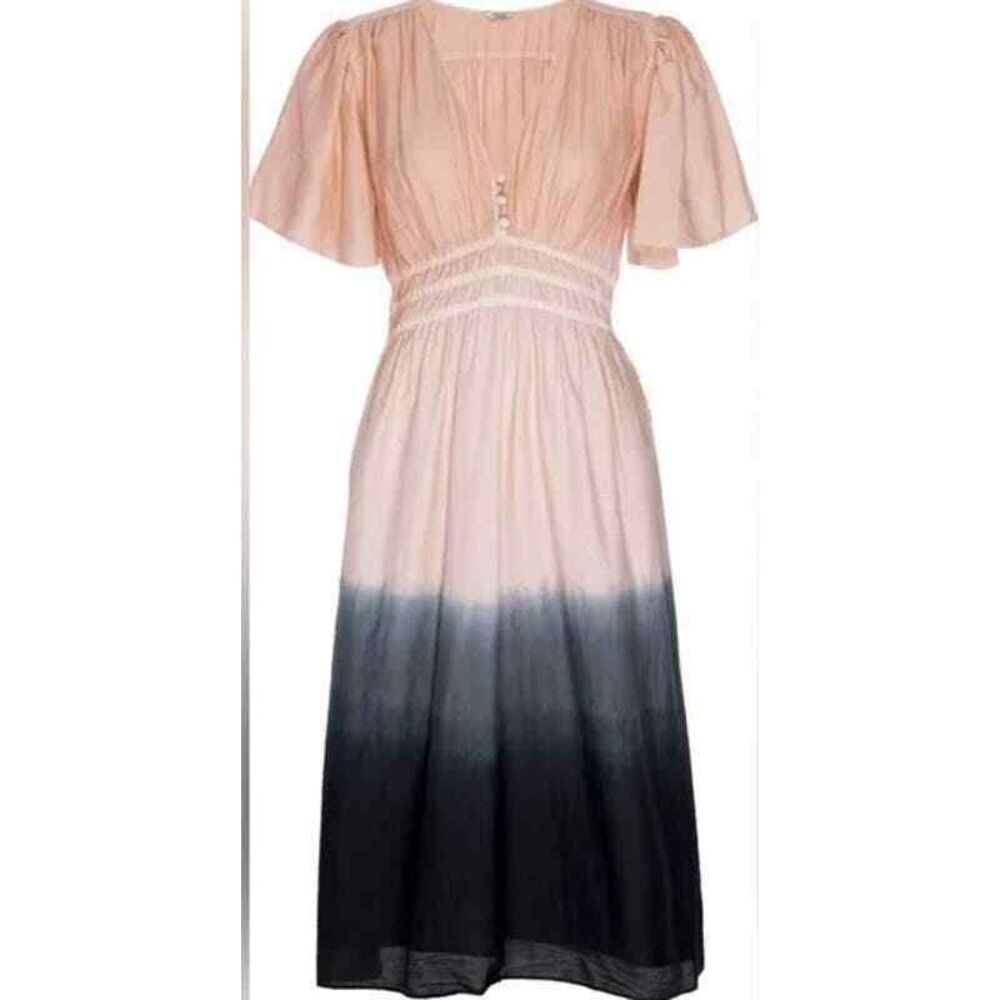 St.‎ Roche NWT Monarch Midi Dress Ombre Praline Wild Rose Black Size 6 MSRP $425